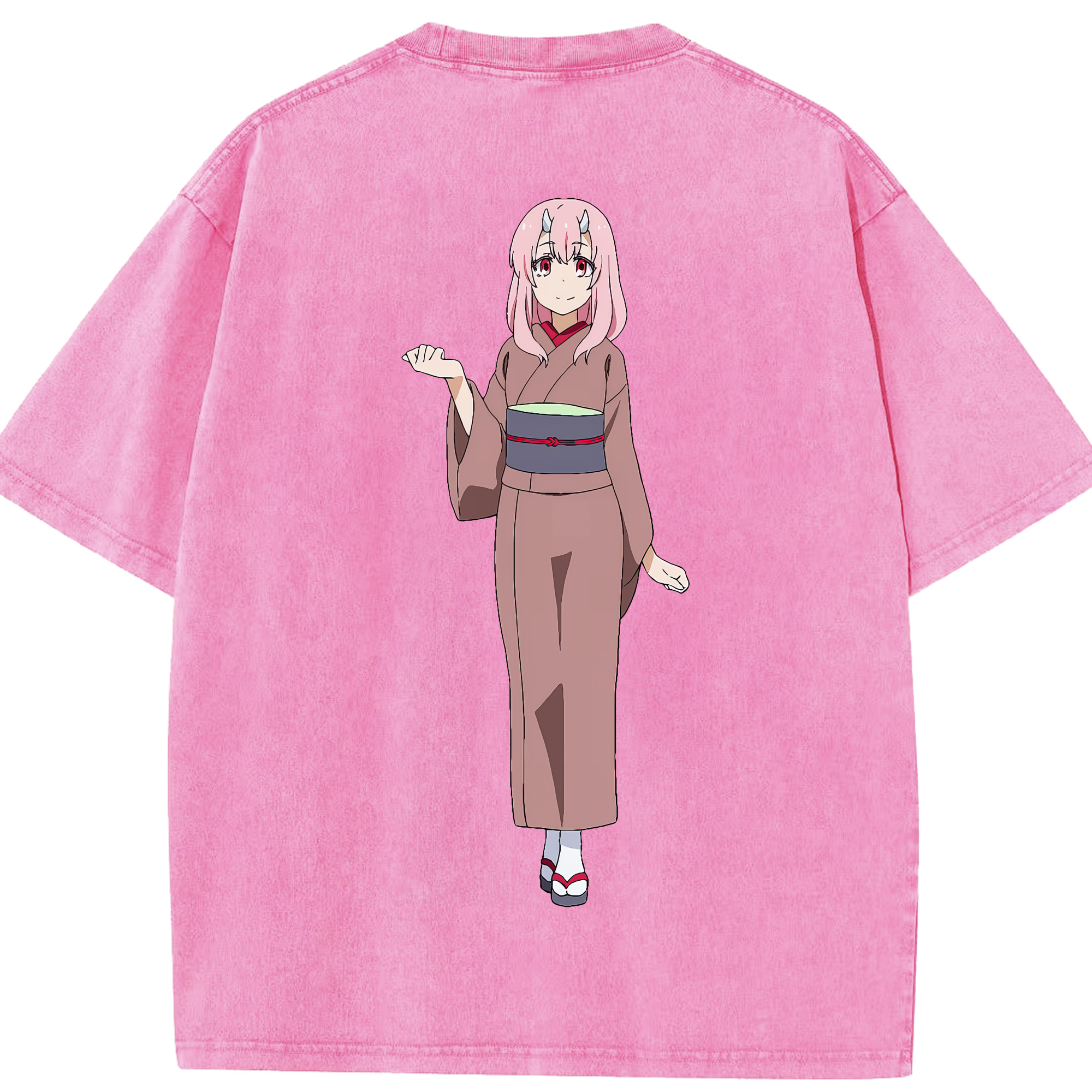 （画像用） 転スラ Regarding Reincarnated to Slime 綿100% ヴィンテージ風 半袖Tシャツ（背面プリント）